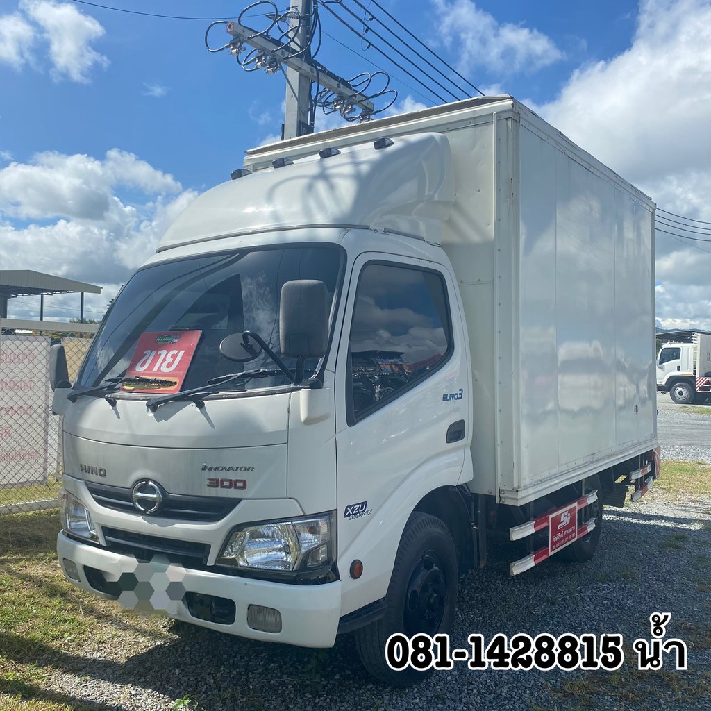 🚚รถตู้จัมโบ้ HINO XZU 600R-4W 136 แรงม้า ปี 63 (3262)