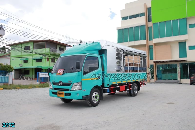 หกล้อโดยสาร HINO XZU 150 แรง ปี 2561 (2872)