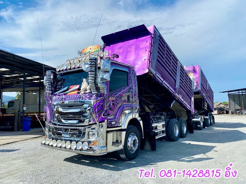 สิบล้อดั้มพ์ ISUZU  FXZ 360 แรง ปี 2566 (9107,9108)