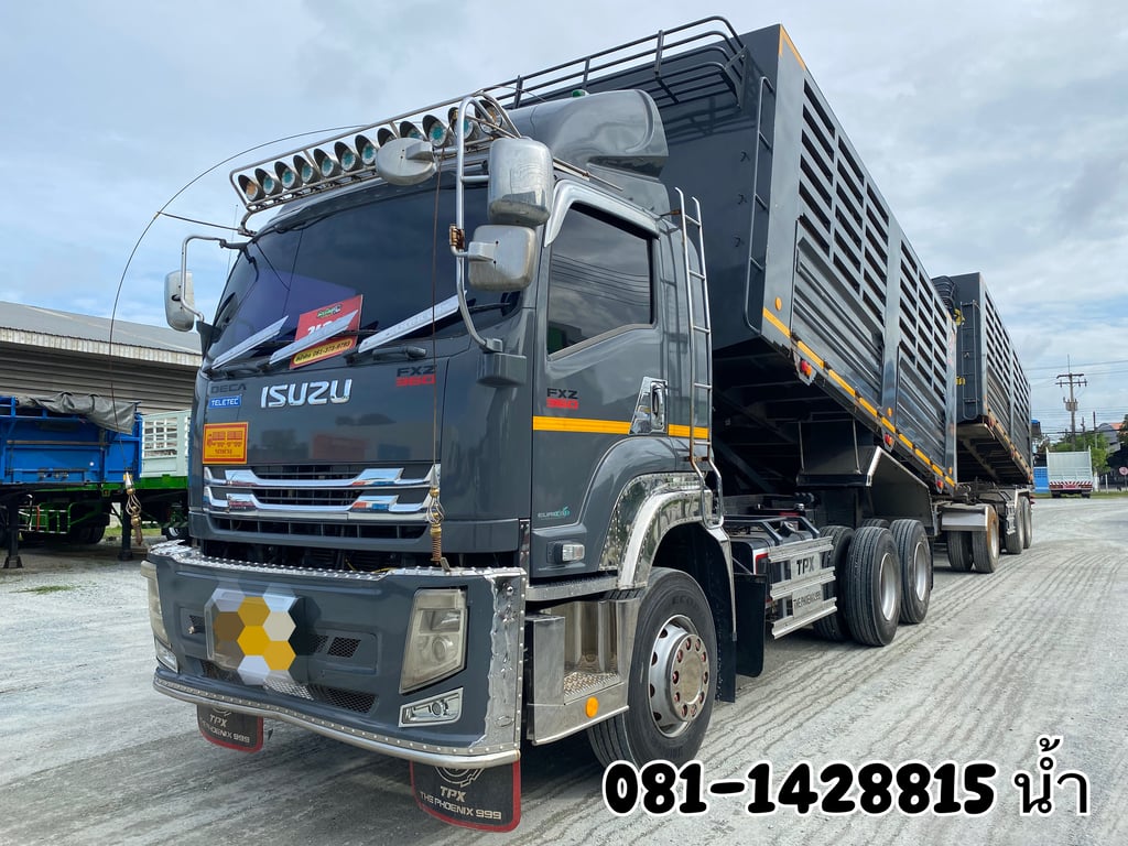 ISUZU FXZ 360แรงม้า รถบรรทุก 10ล้อ พ่วงแม่ลูก ปี2023 (7740 7741) ISUZU FXZ 360แรงม้า รถบรรทุก 10ล้อ พ่วงแม่ลูก ปี2023 (7740 7741)
