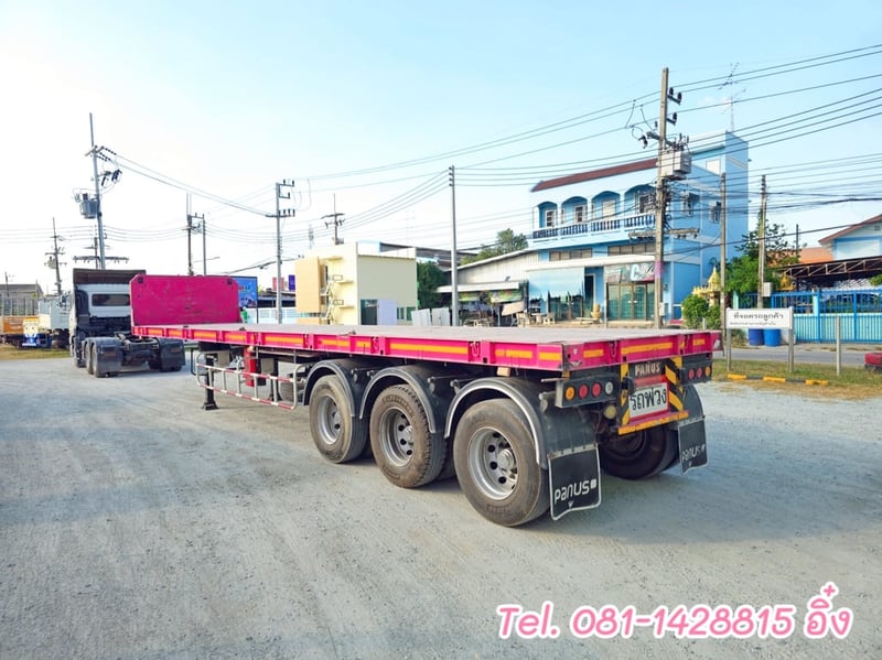 หางพื้นเรียบ สามเพลา อู่พนัส ปี 2565 (2259)