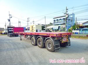 หางพื้นเรียบ สามเพลา อู่พนัส ปี 2565 (2259)