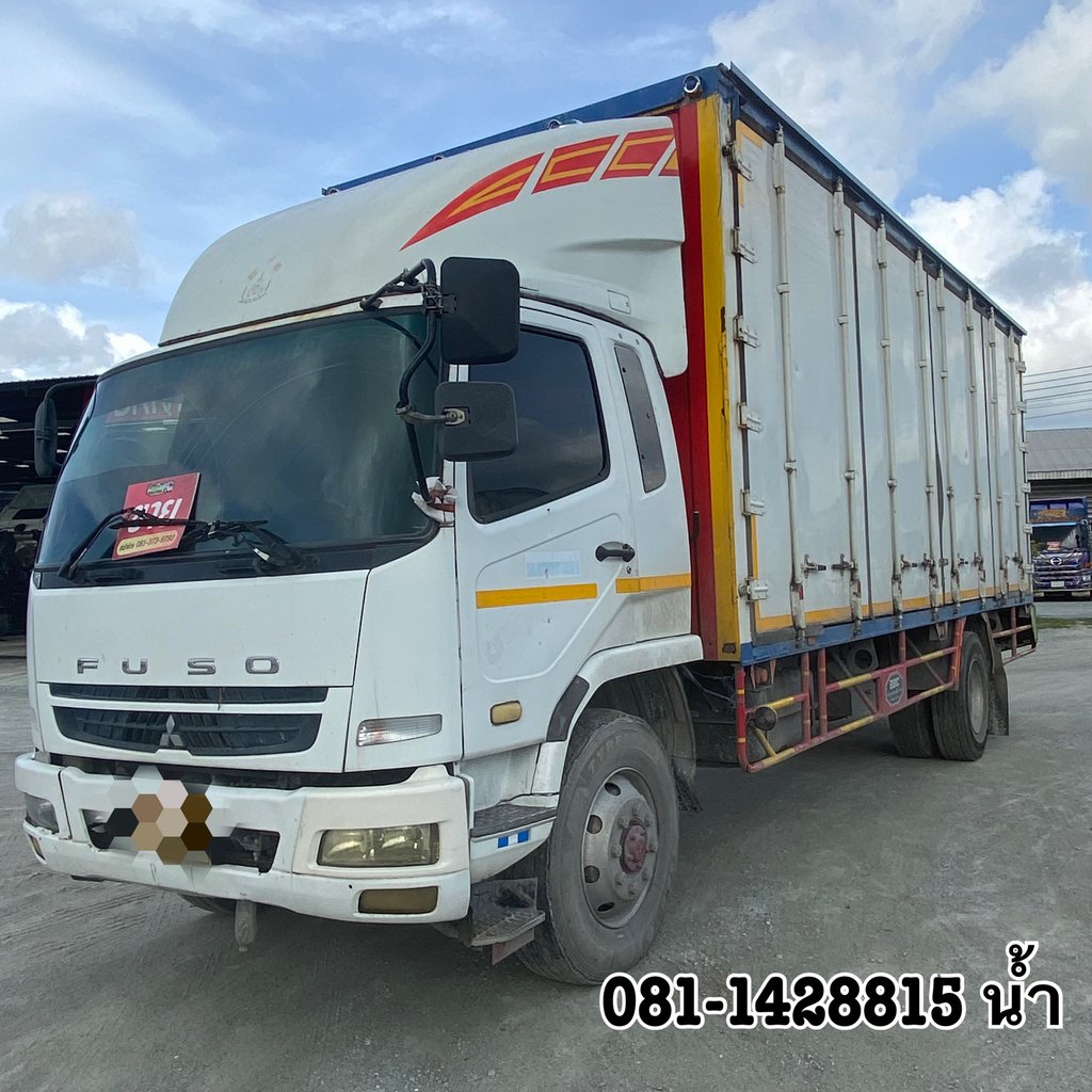 🚚 หกล้อตู้สิบบาน FUSO FM6 240 แรง ปี 2551 (8014) 🚚 หกล้อตู้สิบบาน FUSO FM6 240 แรง ปี 2551 (8014)
