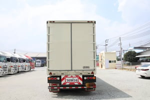 สิบล้อตู้ผ้าใบ HINO FL1A 344 แรง ปี 2567 + หางตู้ผ้าใบ สามเพลา อู่สามมิตร ปี 2567 (5506 5507)