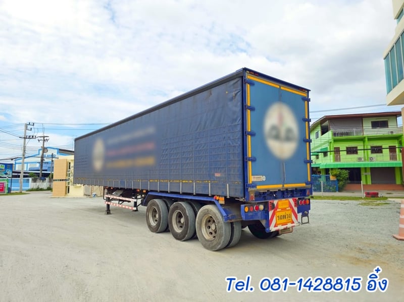 หางตู้ผ้าใบ สามเพลา อู่สามมิตร ปี 2565 (0160) หางตู้ผ้าใบ สามเพลา อู่สามมิตร ปี 2565 (0160)