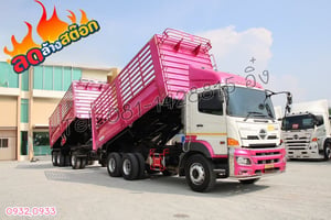 สิบล้อดั้มพ์ HINO FM1A 344 แรง ปี 2565 + หางดั้ม สามเพลา อู่พิรุธ ปี 2565 (0932 0933) สิบล้อดั้มพ์ HINO FM1A 344 แรง ปี 2565 + หางดั้ม สามเพลา อู่พิรุธ ปี 2565 (0932 0933)