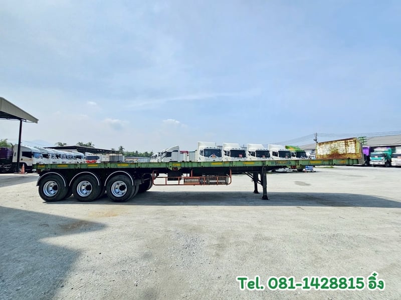 หางพื้นเรียบ สามเพลา อู่ BPT ปี 2558 (7338) หางพื้นเรียบ สามเพลา อู่ BPT ปี 2558 (7338)