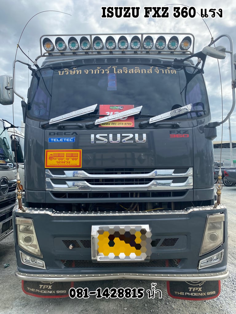 ISUZU FXZ 360แรงม้า รถบรรทุก 10ล้อ ดั้มพ์ ปี2023 (7740)