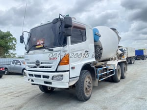 สิบล้อโม่ปูน HINO FM1A 330 แรง ปี2555 โม่ลีปแฮร์ (6785)