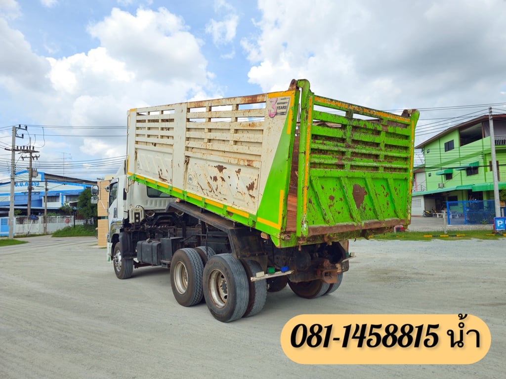 🚚 สิบล้อดั้มพ์ ISUZU FXZ 360 แรง ปี 2556 (2374) 🚚 สิบล้อดั้มพ์ ISUZU FXZ 360 แรง ปี 2556 (2374)