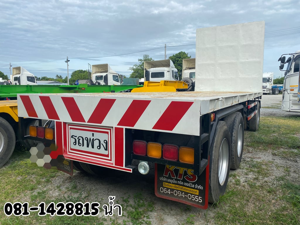 หางพื้นเรียบ สามเพลา อู่SSK ปี 60 (3648)