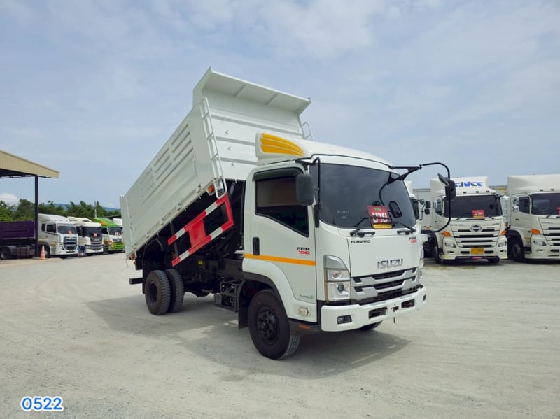 หกล้อดั้มพ์ ISUZU FRR 190 แรงม้า ปี 65 อู่พนัส (0522)