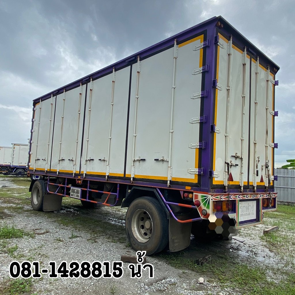 🚚หางตู้สิบบานสองเพลา อู่อัลลิคอร์น ปี 2563 (7735)