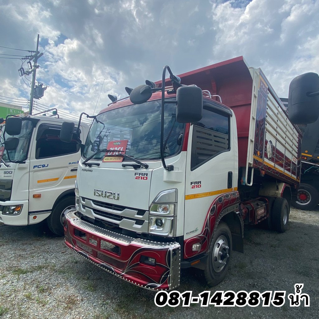 🚚 หกล้อดั้มพ์ ISUZU FRR 210 แรง ปี 2565 (7715)