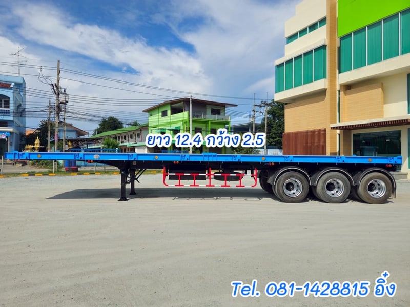 หางพื้นเรียบ สามเพลา  อู่ RCK ปี 2561 (4437)