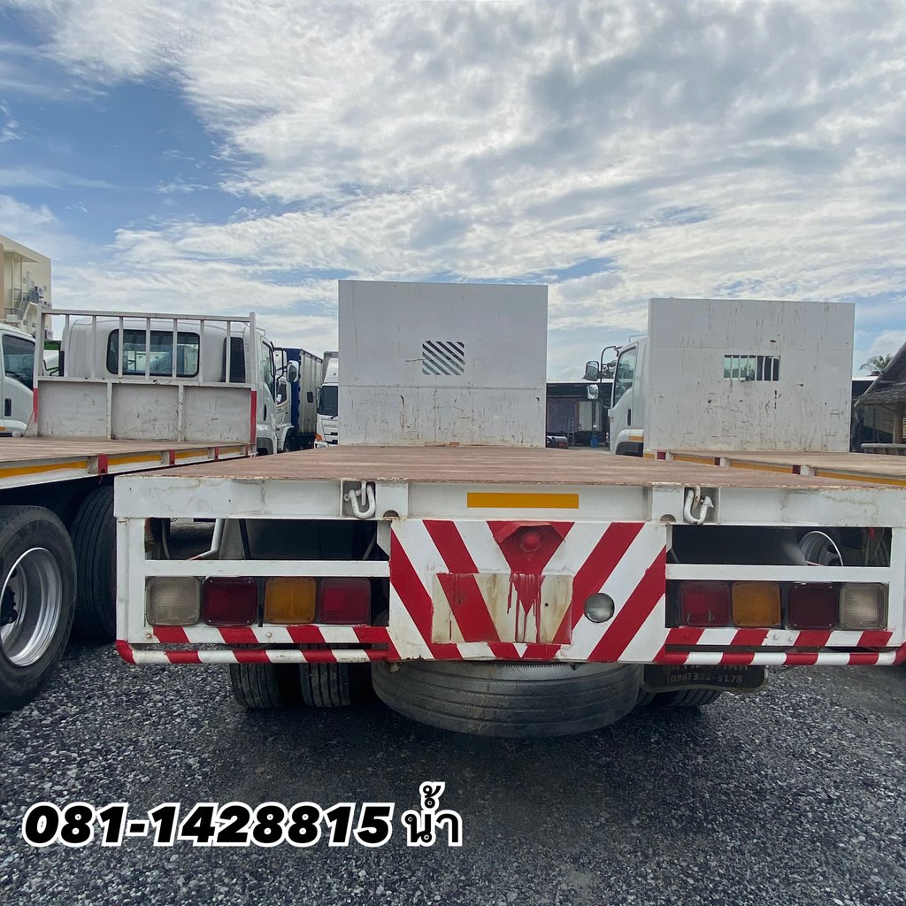 🚚 สิบล้อพื้นเรียบ ISUZU FVZ 300 แรง ปี 2557 (0812) 🚚 สิบล้อพื้นเรียบ ISUZU FVZ 300 แรง ปี 2557 (0812)