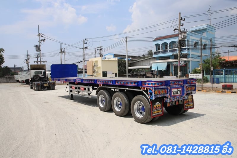 หางพื้นเรียบ สามเพลา อู่ CTT ปี 2565 (1885)