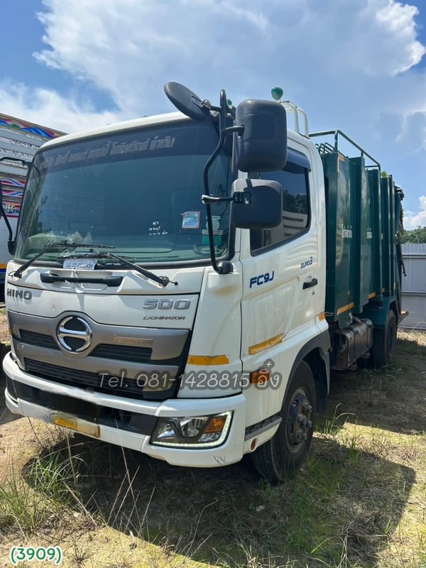 💥💥Vายตัด 1,220,000.-💥💥 หกล้อบรรทุกขยะ HINO FC9J 210 แรง ปี2565 (3909)