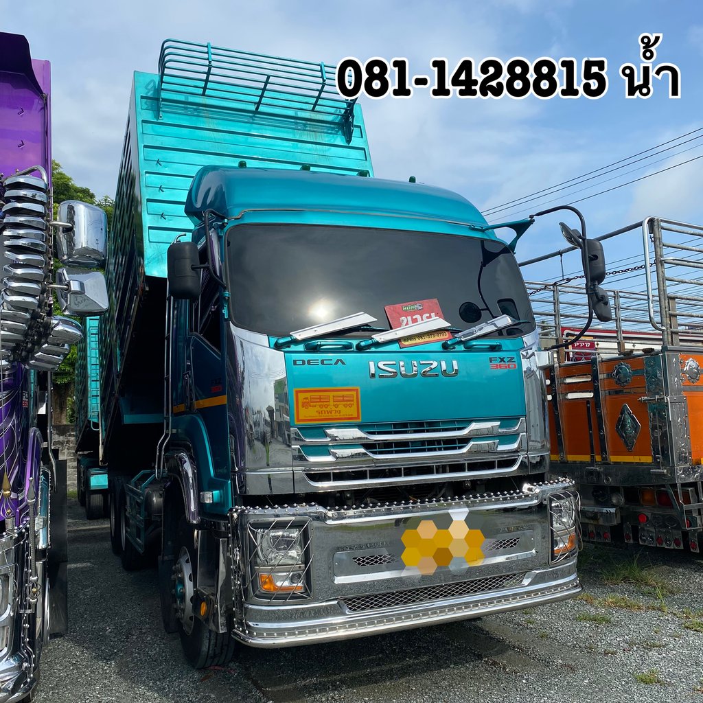 🚚 ISUZU FXZ 360แรงม้า รถบรรทุก 10ล้อ พ่วงแม่ลูก ปี2023 (5392 5393)