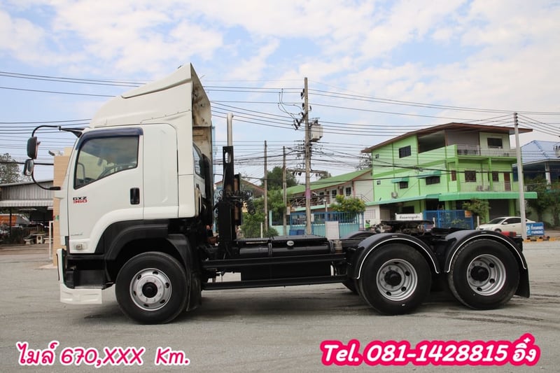 🔥 โทรตอนนี้ รับส่วนลดไปเลย 200,000 บาท #สิบล้อหัวลาก ISUZU GXZ 360 แรง ปี 2560 (5347)