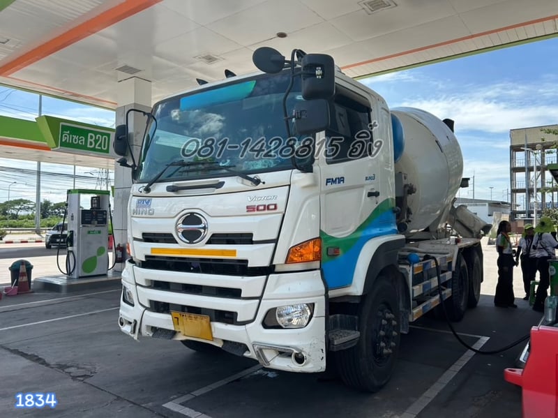 ✨✨รถโม่ปูนเข้าใหม่ ราคาพิเศษ✨✨ สิบล้อโม่ปูน HINO FM1A 344 แรง ปี2567 (1834)