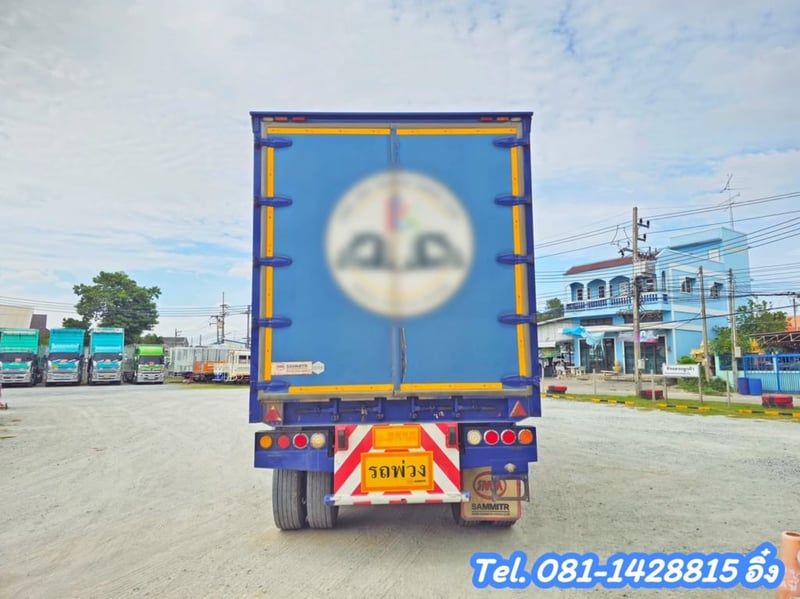 หางตู้ผ้าใบ สามเพลา อู่สามมิตร ปี 2565 (0160) หางตู้ผ้าใบ สามเพลา อู่สามมิตร ปี 2565 (0160)