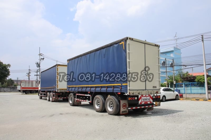 💥💥ลดล้างสต๊อก ลด 300,000.-💥💥  สิบล้อตู้ผ้าใบ HINO FL1A 344 แรง ปี 2567 + หางตู้ผ้าใบ สามเพลา อู่สามมิตร ปี 2567 (5506 5507)