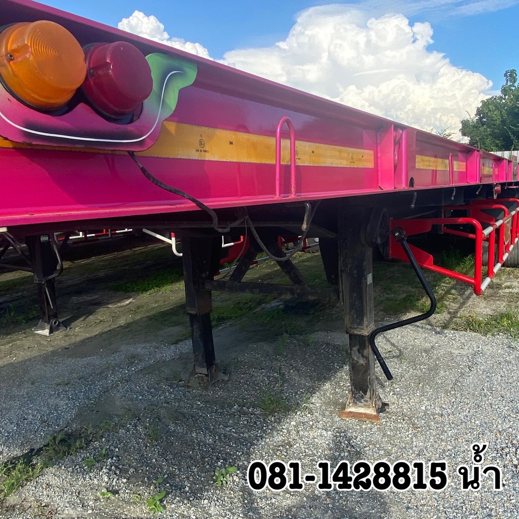 💥 หางพื้นเรียบ สามเพลา อู่เดอะซัน ปี 2565 (0376)