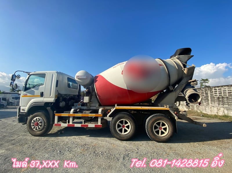 สิบล้อโม่ปูน ISUZU FXZ 320 แรง ปี 2566 (0237)