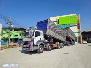 สิบสองล้อดั้ม ISUZU FYH 360 แรง ปี 2556 + หางดั้มพ์ สามคานอู่ ส.สมบัติ ปี 2556 (2507 2508) สิบสองล้อดั้ม ISUZU FYH 360 แรง ปี 2556 + หางดั้มพ์ สามคานอู่ ส.สมบัติ ปี 2556 (2507 2508)