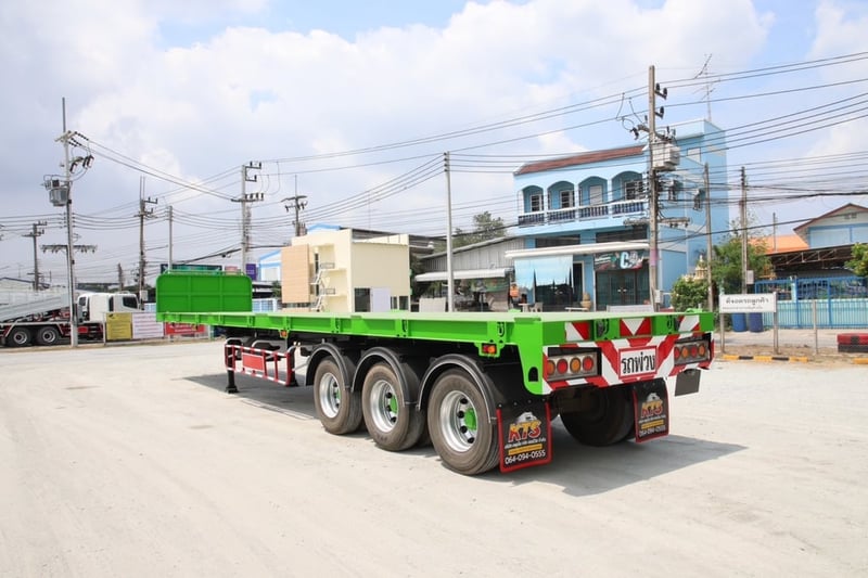 หางพื้นเรียบ สามเพลา อู่ส.สมบัติ ปี 2561 (5529)