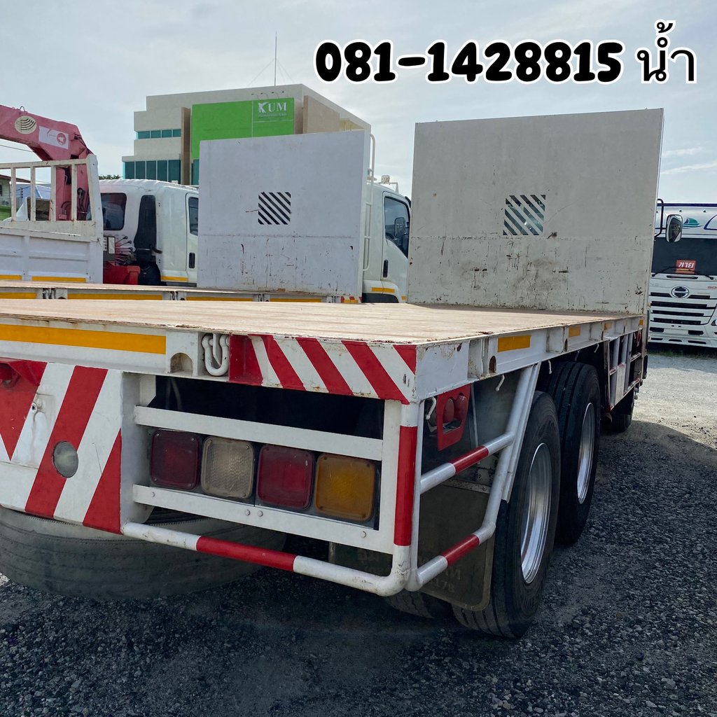 ISUZU FVZ 300แรงม้า รถบรรทุก 10ล้อ พื้นเรียบ ปี2014 (0832)