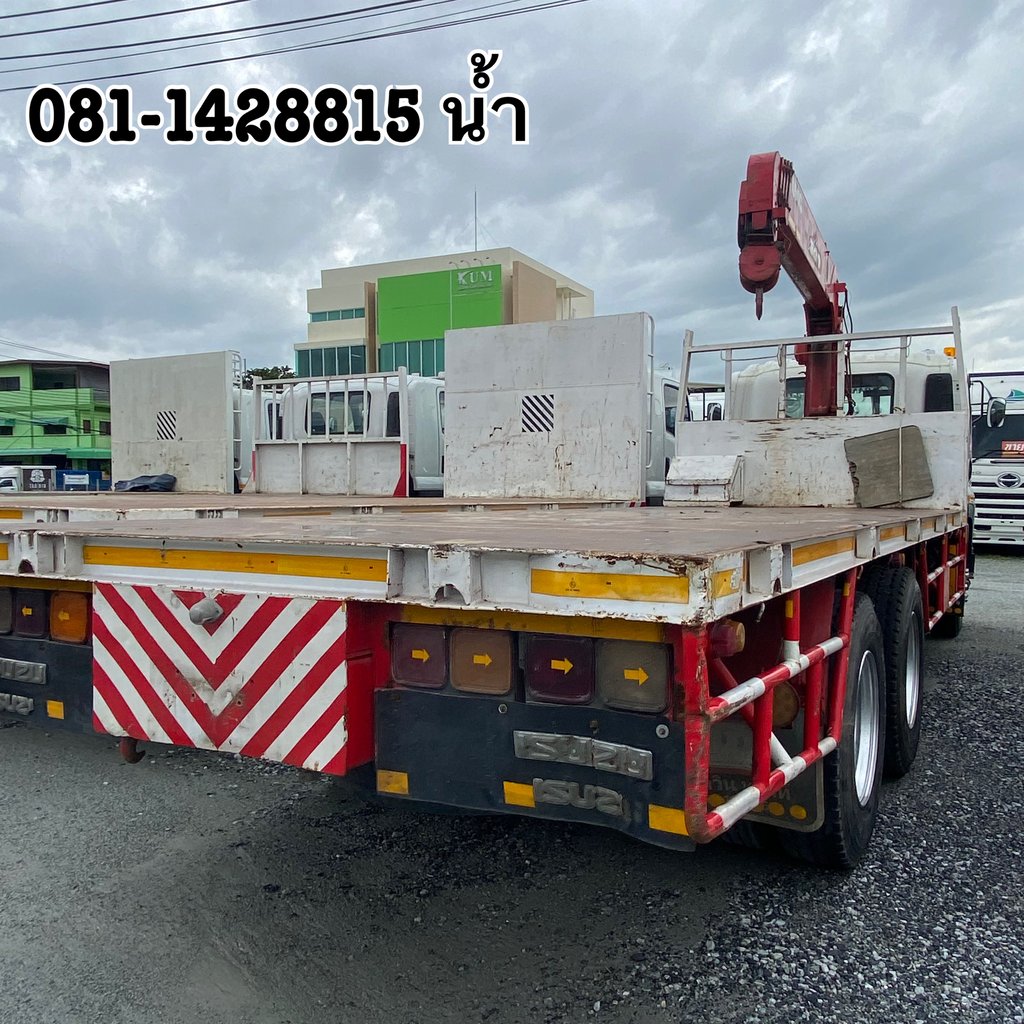 💥สิบล้อเครน ISUZU FVM 240 แรง ปี 56 (7224)