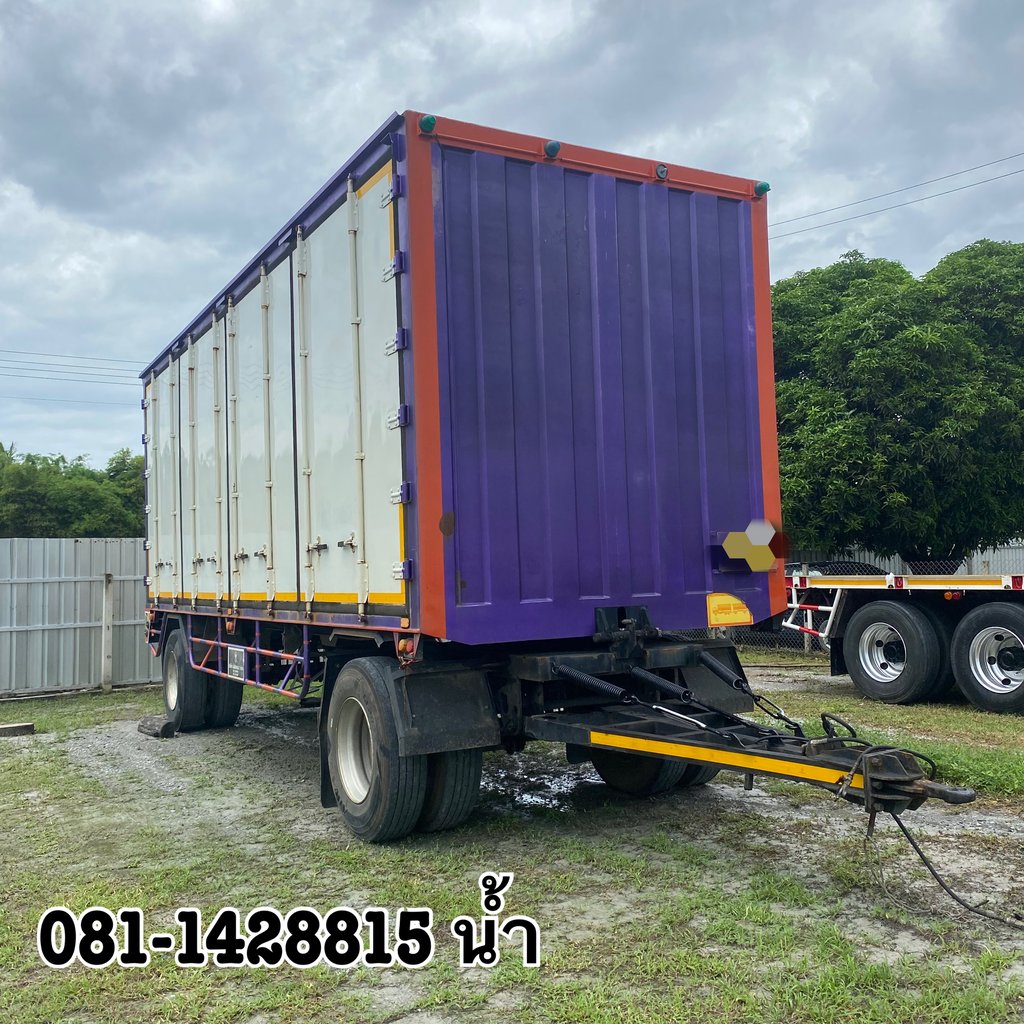 🚚หางตู้สิบบานสองเพลา อู่อัลลิคอร์น ปี 2563 (7735)