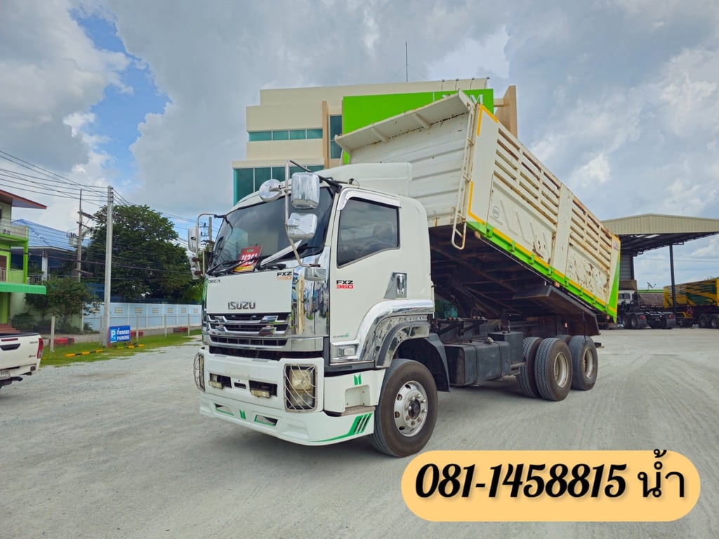 🚚 สิบล้อดั้มพ์ ISUZU FXZ 360 แรง ปี 2556 (2374) 🚚 สิบล้อดั้มพ์ ISUZU FXZ 360 แรง ปี 2556 (2374)