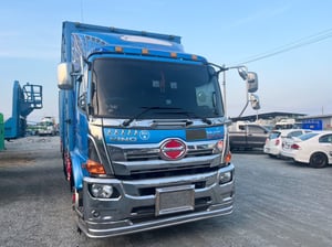 สิบล้อตู้สิบบานพ่วง HINO  FL8J 260 แรง ปี 2565 (7642,7643)