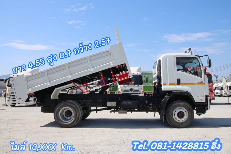 หกล้อดั้มพ์ ISUZU FTR 240 แรง ปี 2566 (3266)  