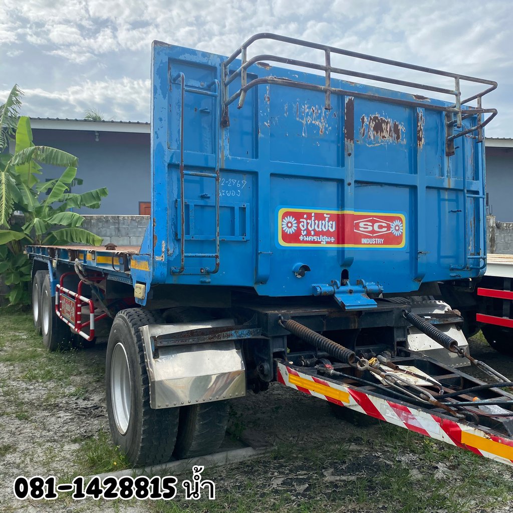 หางพื้นเรียบ สามเพลา อู่ ซุ่นชัย ปี 2559 (2767)
