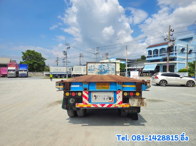 หางพ่วงพื้นเรียบ สามเพลา อู่ ซุ่นชัย ปี 2559 (2767)