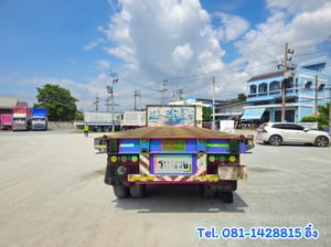 หางพ่วงพื้นเรียบ สามเพลา อู่ ซุ่นชัย ปี 2559 (2767)