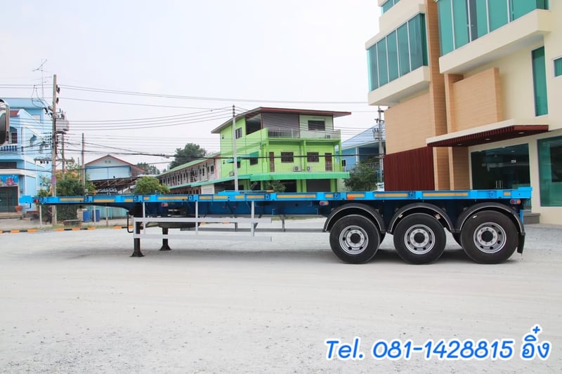 หางพื้นเรียบ สามเพลา อู่ CIMC ปี 2564 (8294) หางพื้นเรียบ สามเพลา อู่ CIMC ปี 2564 (8294)