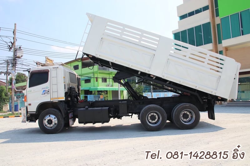 สิบล้อดั้มพ์ HINO FM1A 344แรง ปี 57 (6379)