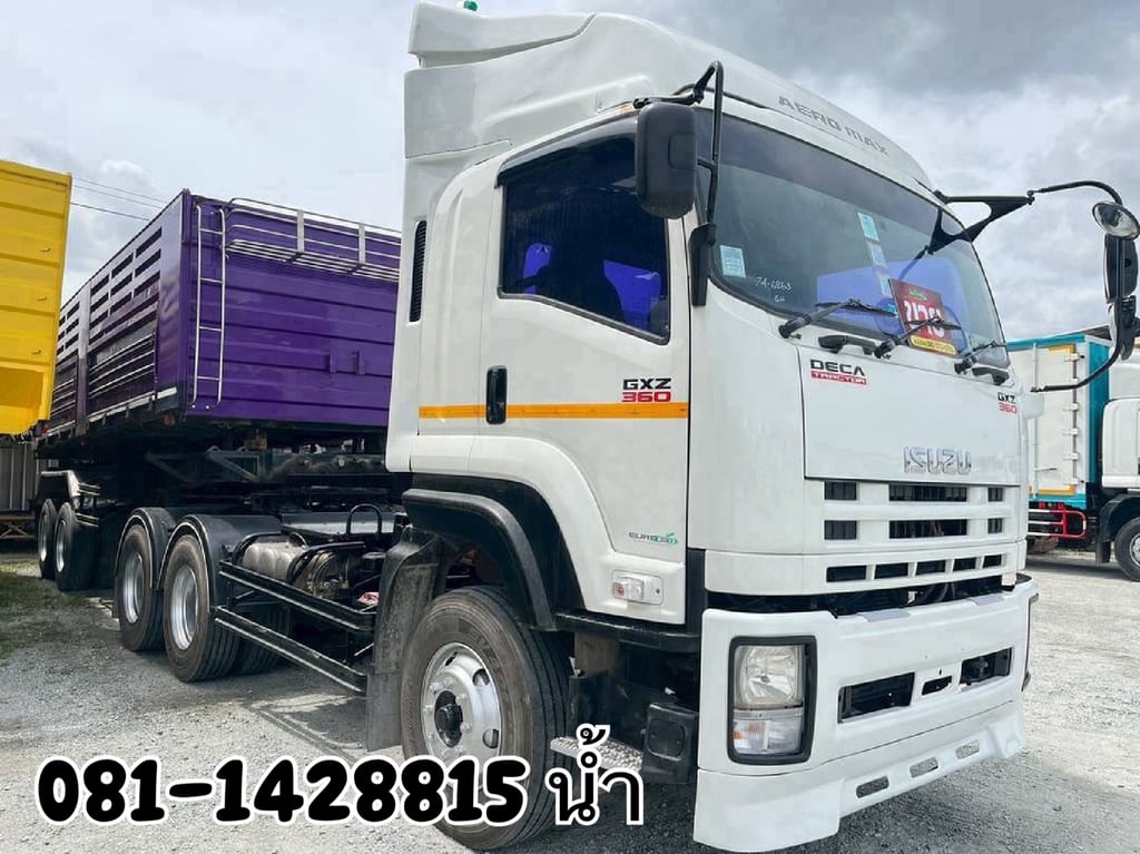 ISUZU GXZ 360แรงม้า รถบรรทุก 10ล้อ หัวลาก เฉพาะหัว ปี2012 (6863) ISUZU GXZ 360แรงม้า รถบรรทุก 10ล้อ หัวลาก เฉพาะหัว ปี2012 (6863)