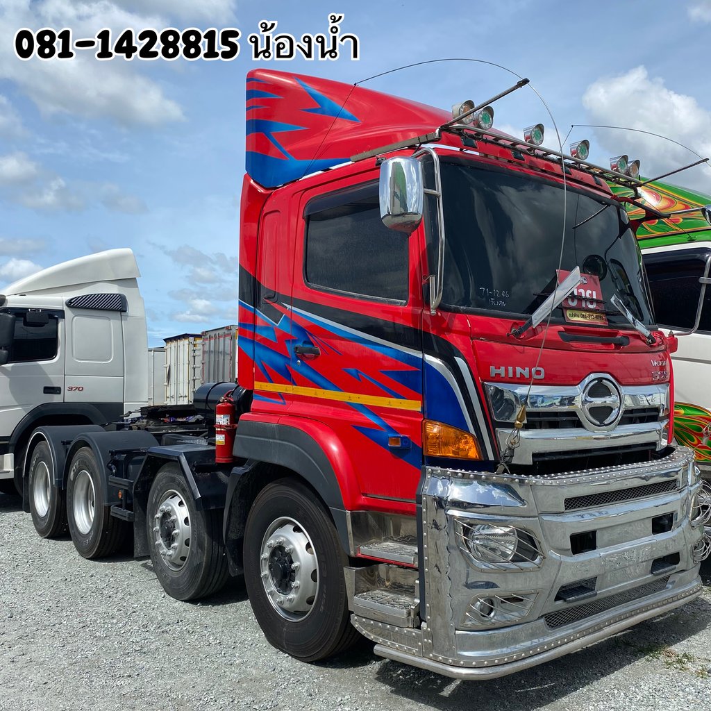 HINO FM 344แรงม้า รถบรรทุก 10ล้อ หัวลาก เฉพาะหัว ปี2023 (1246)