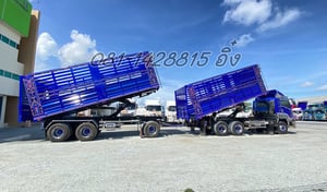 สิบล้อดั้มพ์ ISUZU FXZ 360 แรง ปี 2565 + หางดั้มพ์ สามเพลา อู่เดอะฟินิกซ์ ปี 2565 (2591,2592) สิบล้อดั้มพ์ ISUZU FXZ 360 แรง ปี 2565 + หางดั้มพ์ สามเพลา อู่เดอะฟินิกซ์ ปี 2565 (2591,2592)