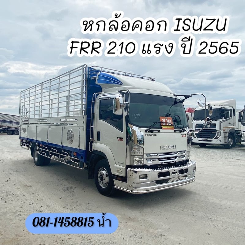🚚 หกล้อคอก ISUZU FRR 210 แรง ปี 2565 (9202)