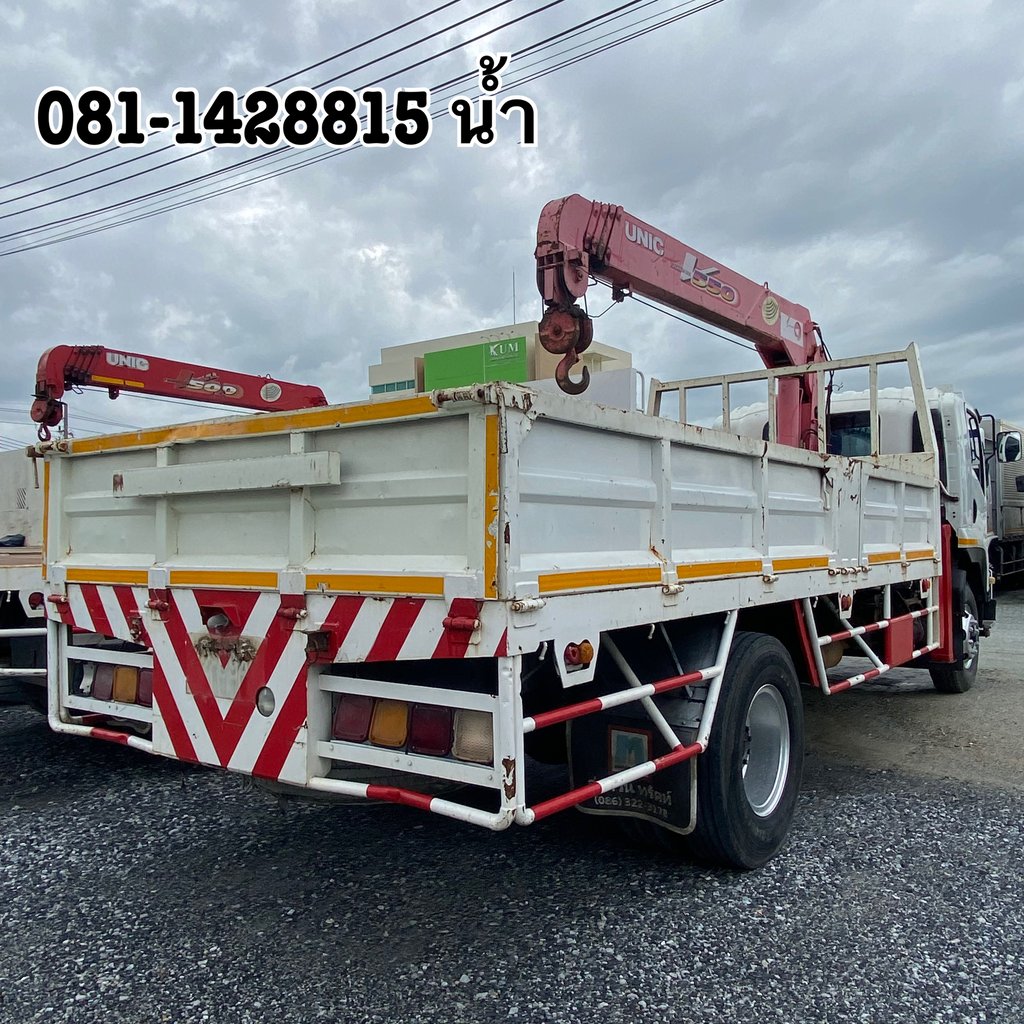 🚚หกล้อเครน ISUZU FTR 240แรงม้า ปี 2557 (0947)