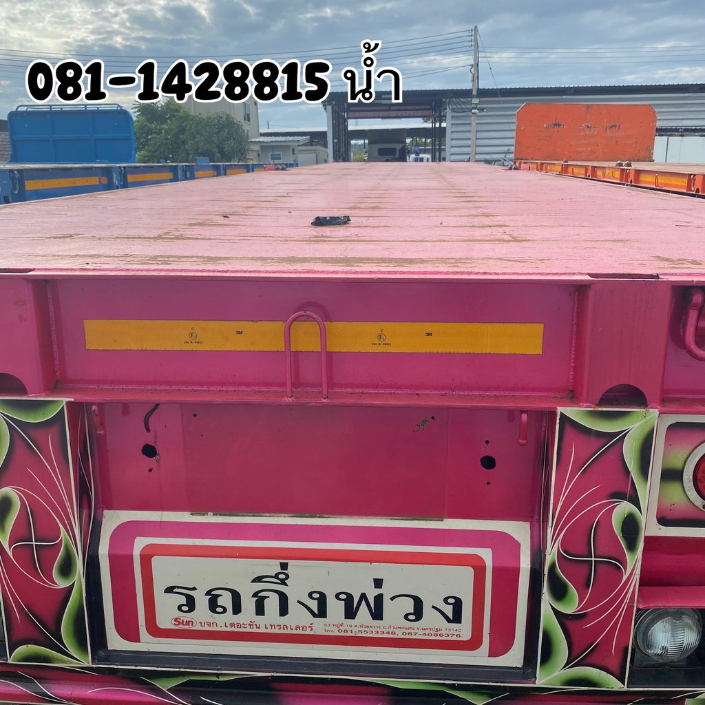 💥 หางพื้นเรียบ สามเพลา อู่เดอะซัน ปี 65 (0376)