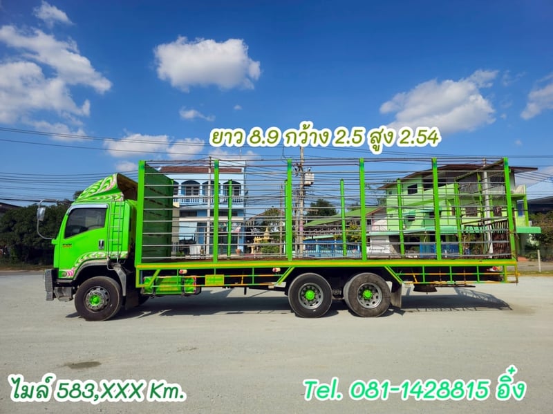 สิบล้อคอก ISUZU  FVM 240 แรง ปี 2560 (2720)