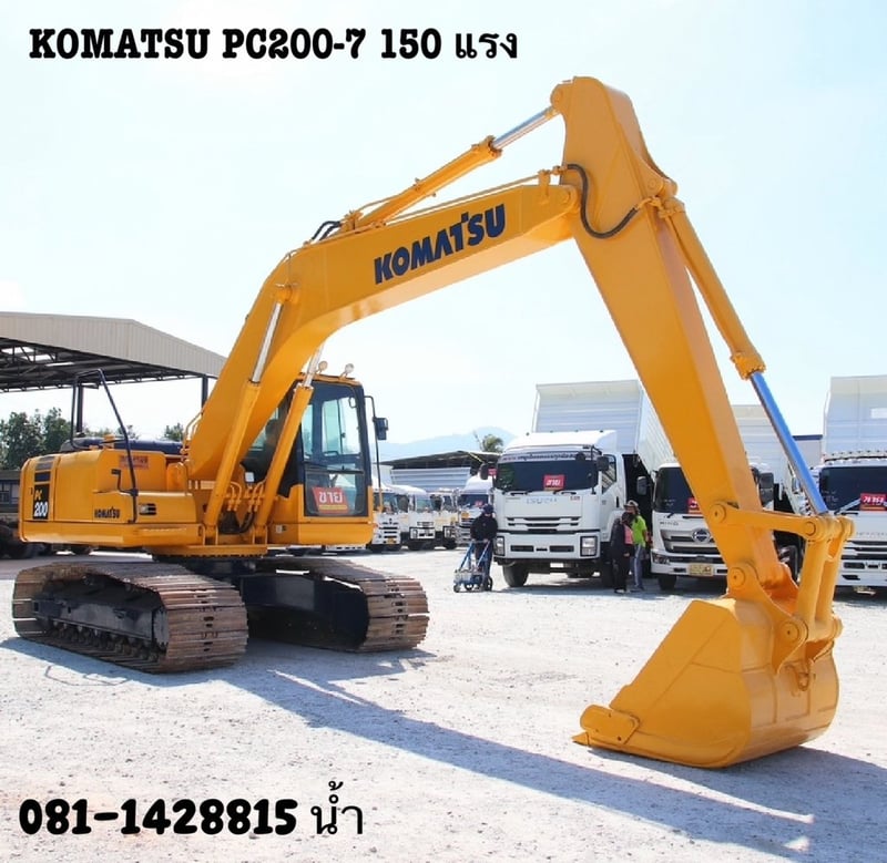 รถแบคโฮ KOMATSU PC200-7 150 แรง ปี 2548 (4599)
